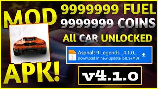 ASPHALT 9 LEGENDS MOD APK 420g  UNLIMITED MONEY  DOWNLOAD HACK MOD UNLOCK ALL CARS TERBARU 2023 [upl. by Acirdna465]