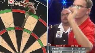 Mark Webster vs Tony OShea Part 6  2007 International Dart League  Semi Finals [upl. by Wagoner]