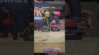 Dewalts easily Beats Milwaukee dewalt tooltestraw milwaukee dewaltvsmilwaukee howto diy wow [upl. by Izawa]