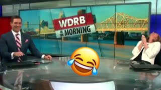 10 News Anchors Cant Stop Laughing [upl. by Oralie]