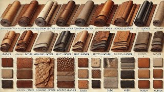 The World of Leather Different Types Different Usesquot [upl. by Gignac]