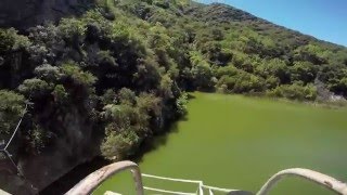 Matilija God Dam 120 ft leap [upl. by Filip954]