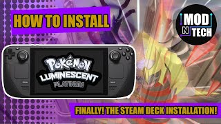 Pokémon Luminescent Platinum STEAM DECK INSTALL The ULTIMATE Brilliant Diamond MOD [upl. by Shirah]