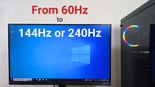 FIXED  Monitor Only Showing 60Hz Instead of 144Hz  240Hz [upl. by Olmsted774]