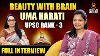 UMAHARATI  UPSC  AIR3  FULL EPISODE  JOURNALIST ANJALI  Signature Studios [upl. by Cunningham127]