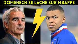 Raymond domenech critique fortement Kylian Mbappé [upl. by Ecinert]