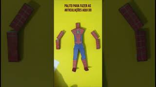 DIY Spiderman MALANDRO Papercraft [upl. by Leahcimnoj]