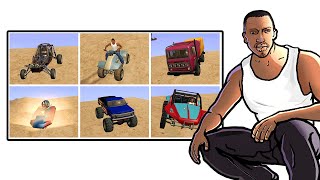 ¿Dónde encontrar todos LOS TODOTERRENOS GTA SAN ANDREAS [upl. by Raine23]