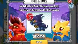 How to get Dark Elf Dragon 100 Real Dragon City Mobile [upl. by Diamante]