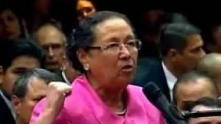 María León antigua guerrillera responde a María Corina Machado ante Hugo Chávez [upl. by Mandell591]