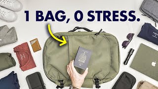 How to travel with just one bag amp zero sacrifices [upl. by Kippie]