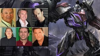 Characters Voice Comparison  quotMegatronquot [upl. by Lienhard]