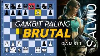 TOP Jebakan catur mematikan  KINGS GAMBIT Variasi POLERIO SALVIO GAMBIT [upl. by Lytton]