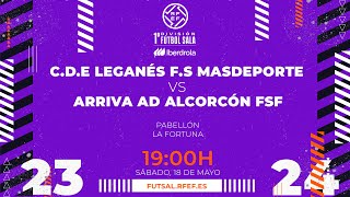 Primera Fútbol Sala Iberdrola  J29  CD Leganés  Arriva AD Alcorcón [upl. by Latrell324]