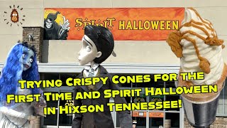 Trying Crispy Cones for the First Time and Spirit Halloween in Hixson Tennessee [upl. by Simonsen]