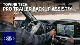 Using Pro Trailer Backup Assist™ and Trailer Reverse Guidance  A Ford Towing Video Guide  Ford [upl. by O'Toole]