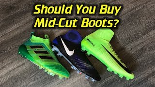 Pros amp Cons of MidCut Football BootsSoccer Cleats [upl. by Nawiat]