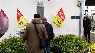 Hommage au résistant Louis Riglet à Migennes 89  Yonne [upl. by Lune626]