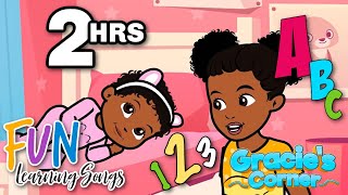 Good Morning Song  More Fun Songs for Kids  Gracie’s Corner 2Hour Compilation [upl. by Glassman524]