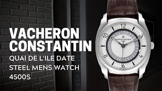 Vacheron Constantin Quai De Lile Date Steel Mens Watch 4500S  SwissWatchExpo [upl. by Dichy85]