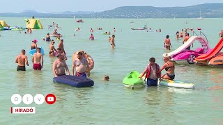 Itt a nyár vége de még mindig rengetegen vannak a Balatonnál [upl. by Brinkema579]