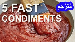 EASY LOWSUGAR HEALTHY CONDIMENTS  BONUS [upl. by Lorine]