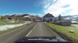 Switzerland 254 Camera on board From Worb to Wiggen GoPro Hero3 UHD4K to 1080p25 [upl. by Aicilat692]