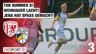 Tor Nummer ACHT Weinhauer ballert weiter die Liga kaputt Greifswald  Jena  Regionalliga Nordost [upl. by Proudfoot]