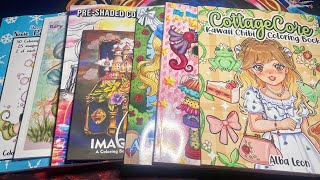 Coloring book haul [upl. by Ellga]