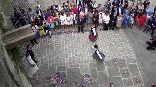 AURRESKU EN UNA BODA EN LA CIUDADELA DE PAMPLONA [upl. by Eyt]