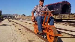 Sheffield Railroad Velocipede railbike [upl. by Mrots]