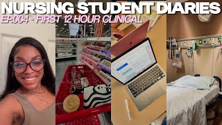 Nursing Student Vlog🩺📚Week in the Life of a Nursing Student 12 Hour Clinical Days Study Tips [upl. by Leffen]