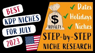 Amazon KDP Step by Step Low Content Book Niche Research Tutorial for Q3 July 2023 [upl. by Enihpled]