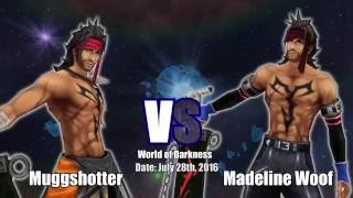 DDFF  Muggshotter Jecht vs Madeline Woof Jecht July 28th 2016 [upl. by Aylad]