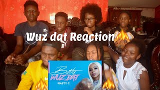 Boity Nasty C  Wuz Dat Official music video Fresh Family Reaction [upl. by Alleuqahs783]