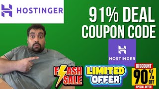 Hostinger Coupon Code 2024  91 OFF LIMITED TIME OFFER Coupon [upl. by Naira]