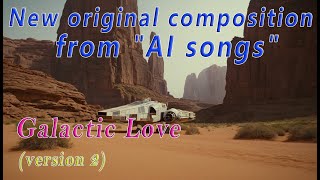 New original song created by AI  Galactic Love version 2 [upl. by Etam331]