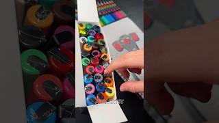 Drawing Splinter from TMNT Mutant Mayhem with Posca Markers shorts [upl. by Killy908]