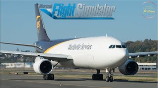 MSFS LIVE  Real World UPS Air OPS  inibuilds A300600  Sioux Falls to Fargo N Dakota VATSIM [upl. by Esinej]