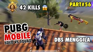 42 Kills🔥 CLUTCH DBS😱 Best Solo vs Squad PUBG Mobile [upl. by Garibald]