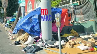 Los Angeles Homeless in Hollywood [upl. by Aropizt]