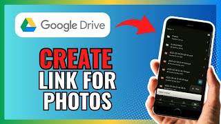 How To CREATE GOOGLE DRIVE LINK FOR PHOTOS ON MOBILE 2024 [upl. by Leahplar]