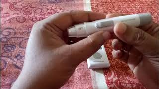 গ্লুকোমিটার ব্যবহার পদ্ধতি  How To Check Blood Glucose  How To Use Bionime GM 100 Glucometer [upl. by Eninahs]