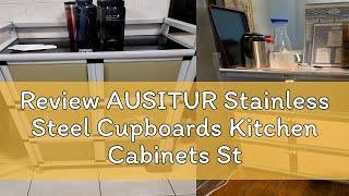 Review AUSITUR Stainless Steel Cupboards Kitchen Cabinets Storage Cabinets Aluminum Alloy Household [upl. by Wyly]