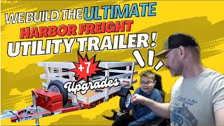 We Build the Ultimate Harbor Freight Utility Trailer [upl. by Agretha206]