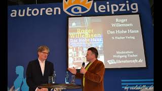 AUDIO Roger Willemsen bei der Leipziger Buchmesse 2014 literaturcafede [upl. by Anaibib466]