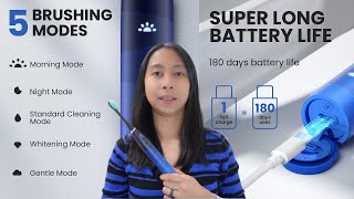 Oclean Flow Electric Toothbrush 180 Days Battery Life Unboxing amp Testing [upl. by Rugen]