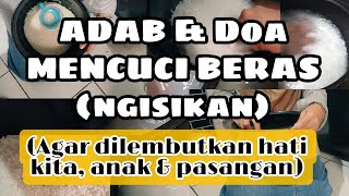 ✨ Adab dan doa mencuci beras menurut Islam ✨ [upl. by Alikat]