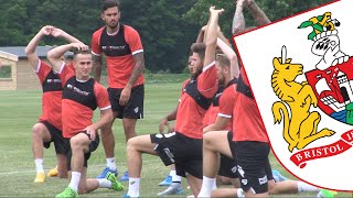 Bristol Citys first day of preseason training [upl. by Hnao]