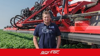 Agrifac Condor AirFlowPlus veldspuit  Gebruikerservaring Willem Francis [upl. by Marino]